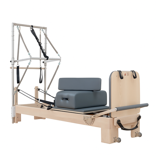 Wood Pilates Reformer With Tower